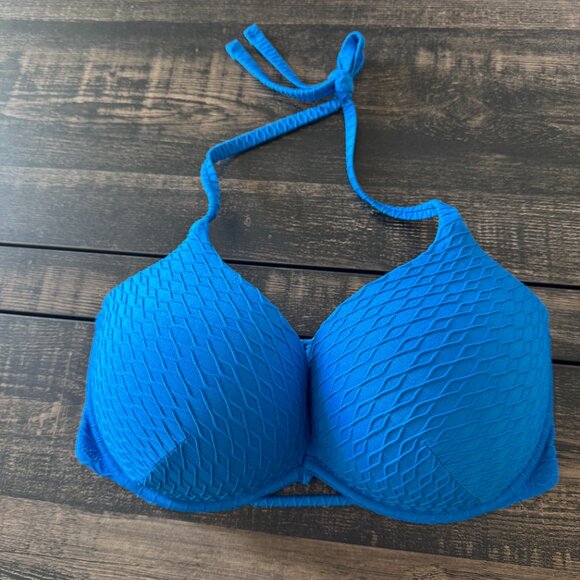 Victoria's Secret Blue Bikini Top - Picture 2 of 4